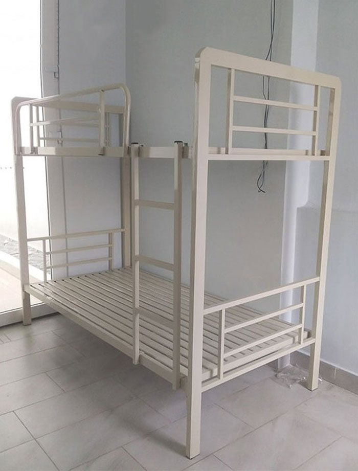 Giường hai tầng sắt cho sinh viên ký túc xá và học sinh trường nội trú