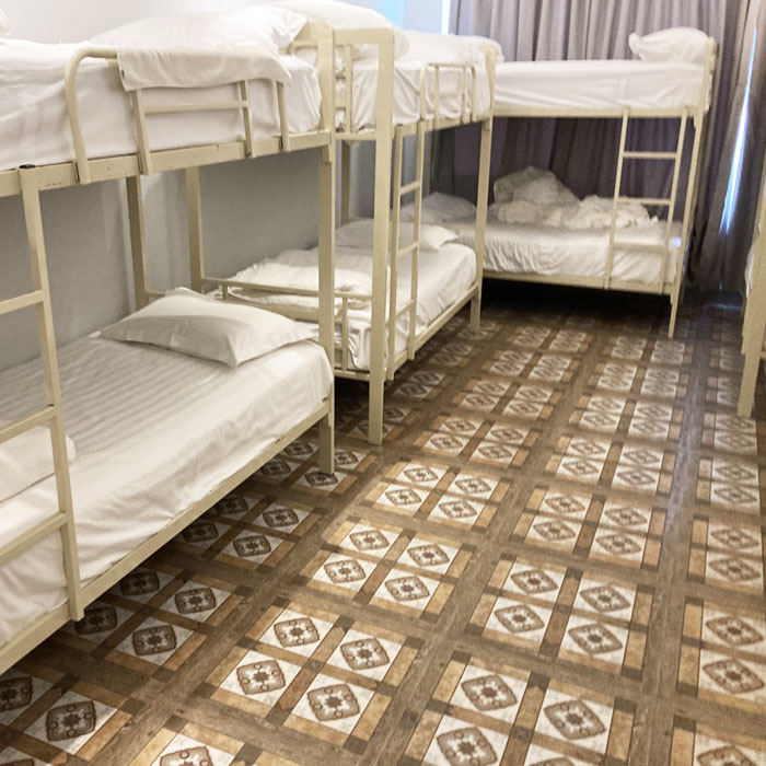 Giường sắt 2 tầng 1m2 cho homestay, khách sạn và resort