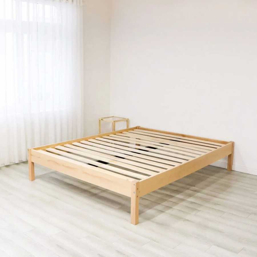 Giường ngủ gỗ không có đầu giường