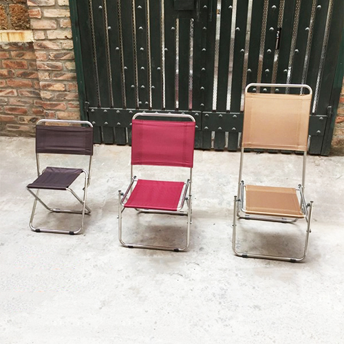 Ghế dù xếp inox mini