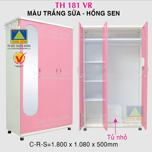 Tủ sắt Hòa Phát đựng quần áo sinh viên giá rẻ nhất Hà Nội