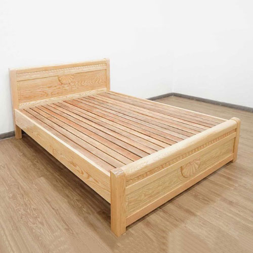 Giường gỗ sồi 1m4