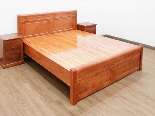 Giường gỗ sồi Mỹ 1m8
