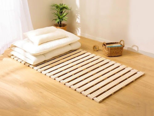 Giường cuộn gỗ thông