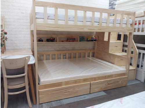 Kích thước giường tầng gỗ tiêu chuẩn bao nhiêu?