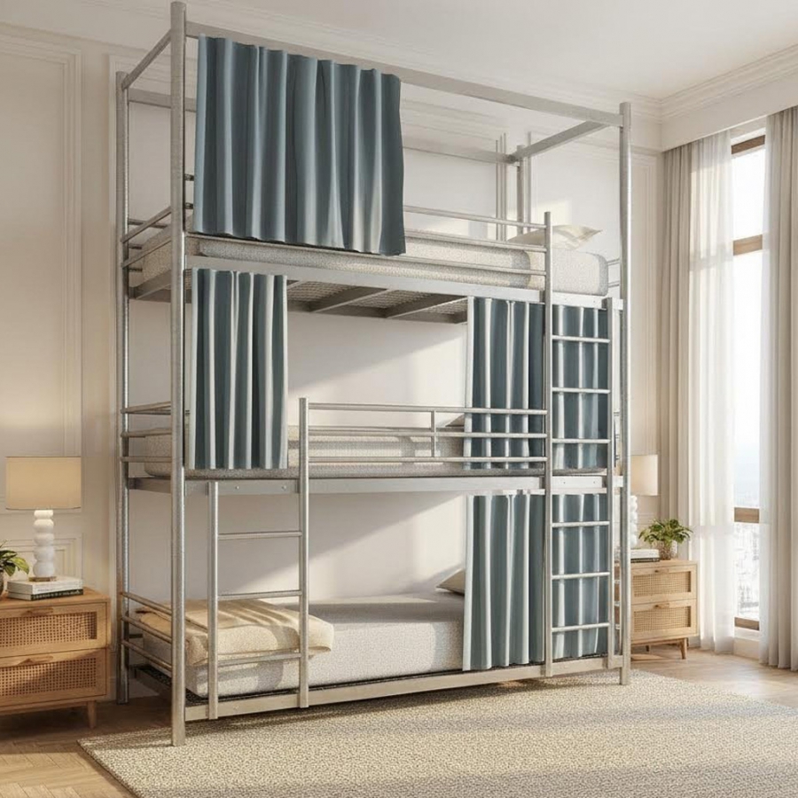 Kích thước giường tầng inox tiêu chuẩn bao nhiêu?