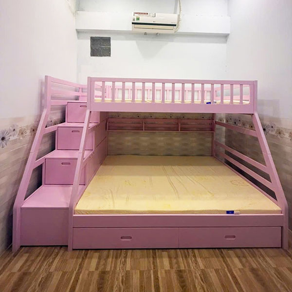 Giường tầng gỗ đa năng có tiện không?