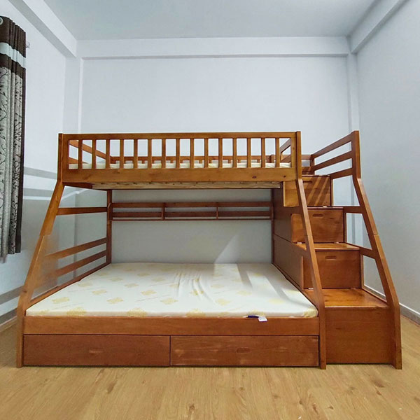 Giường tầng gỗ đa năng có tiện không?