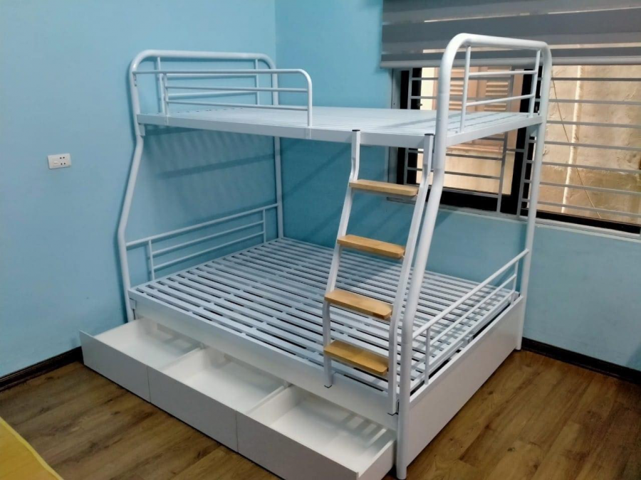 Giường tầng sắt bị kêu phải làm sao?