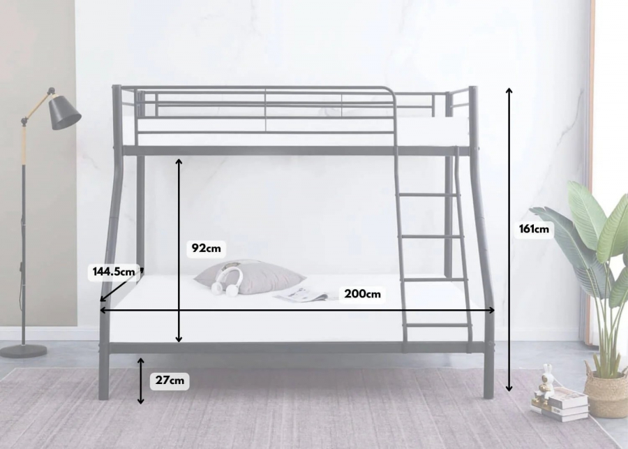 Trẻ mấy tuổi được nằm giường tầng