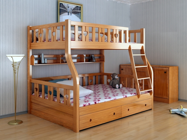 Giường tầng gỗ trẻ em nên chọn loại nào?