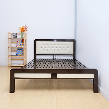 Mẫu giường sắt hộp vuông đẹp và bền chắc