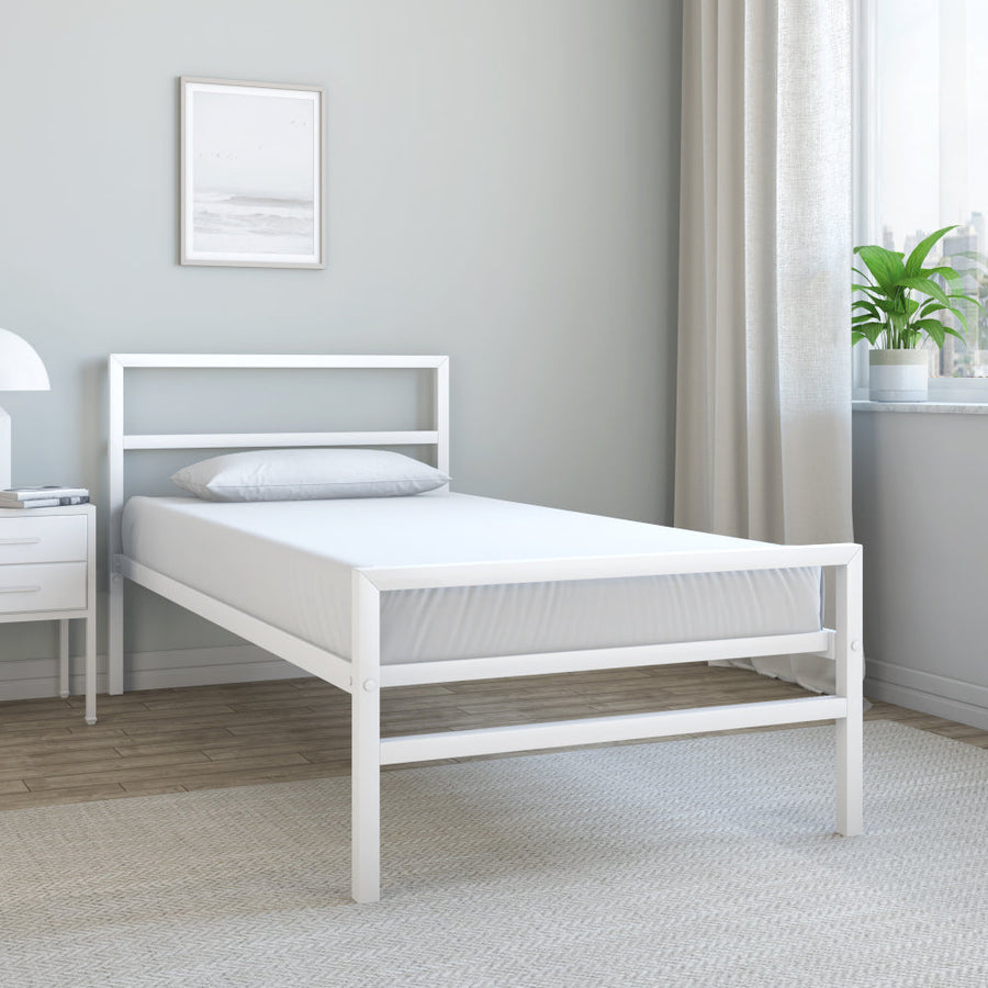 Mẫu giường sắt 1m nhỏ gọn và tiện dụng