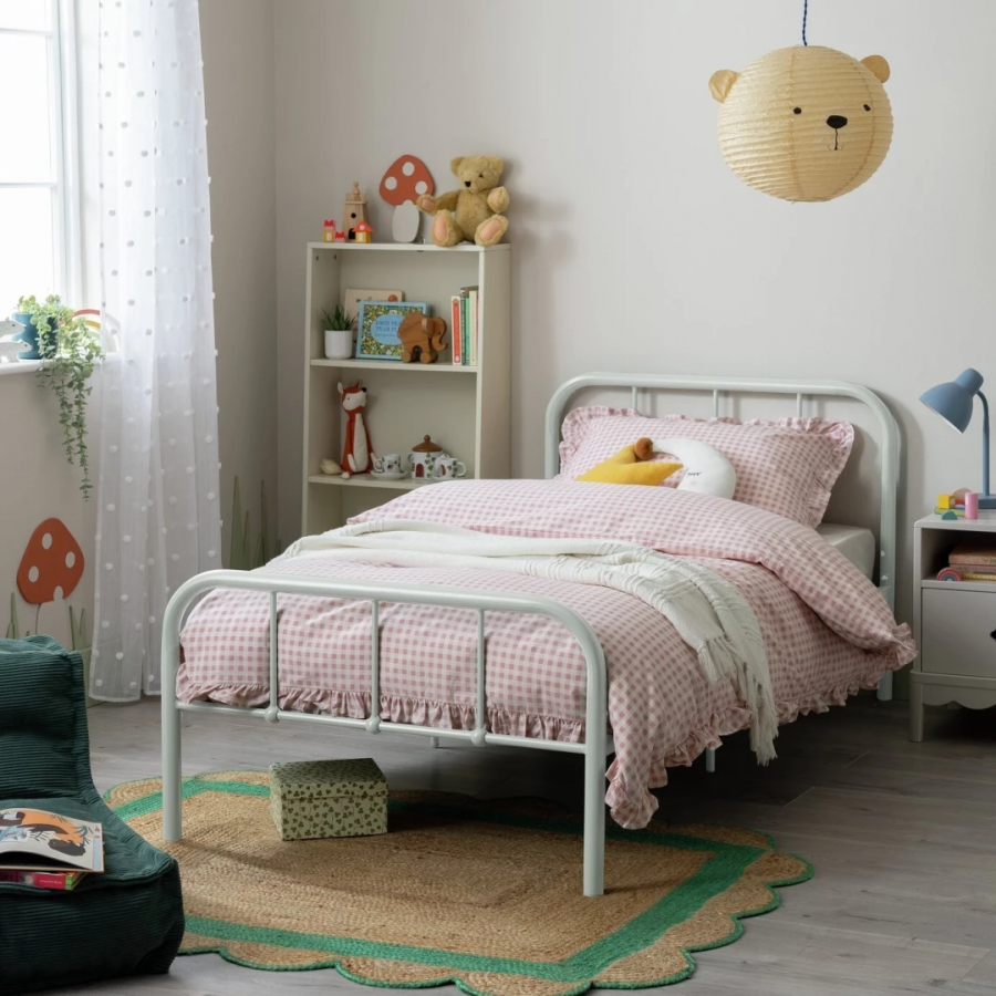 Mẫu giường sắt 1m nhỏ gọn và tiện dụng