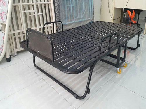 Mẫu giường sắt 1m nhỏ gọn và tiện dụng