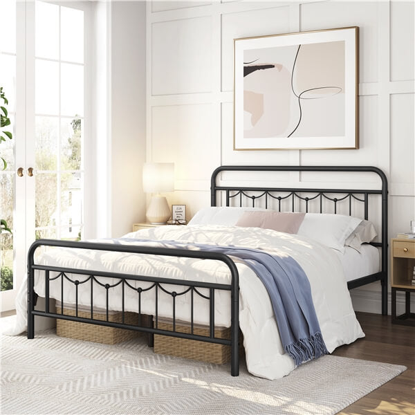 Mẫu giường sắt 1m6 đẹp và chắc chắn