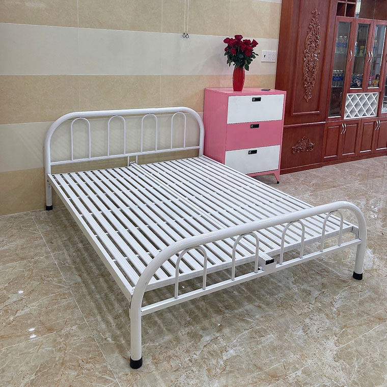 Mẫu giường sắt lắp ghép đẹp và tiện lợi