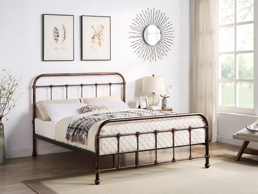 Mẫu giường sắt vintage đẹp và ấn tượng