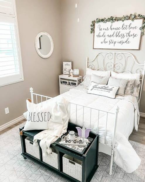 Mẫu giường sắt vintage đẹp và ấn tượng