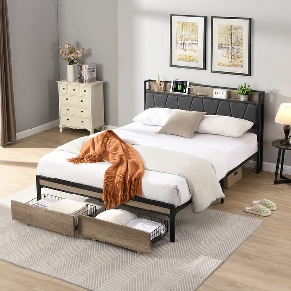 Mẫu giường sắt có ngăn kéo đẹp và đa năng