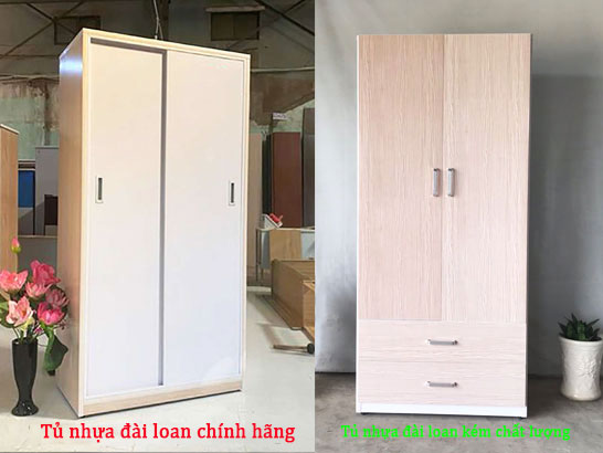Tủ nhựa Đài loan kém chất lượng là gì?
