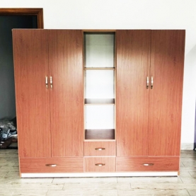 Tủ quần áo nhựa giả gỗ 4 cánh