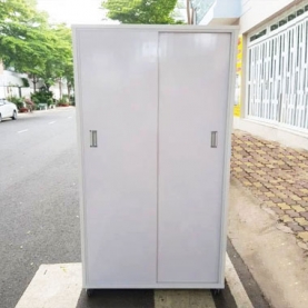 Tủ quần áo cửa lùa 2 cánh nhựa cao cấp