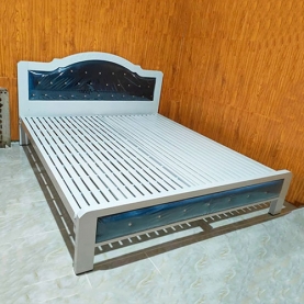 Giường sắt 1m8 2m cổ điển lắp ráp đơn giản