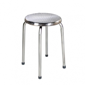 Ghế inox tròn cao