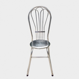 Ghế inox tròn có tựa lưng