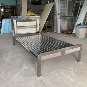 Giường inox 1m