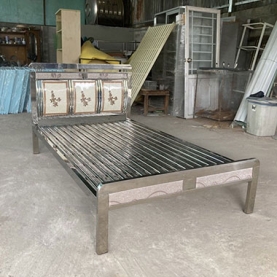 Giường inox 1m4