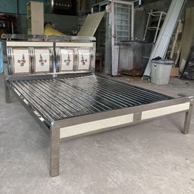 Giường inox 2m2