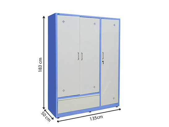 Kích thước tủ sắt quần áo