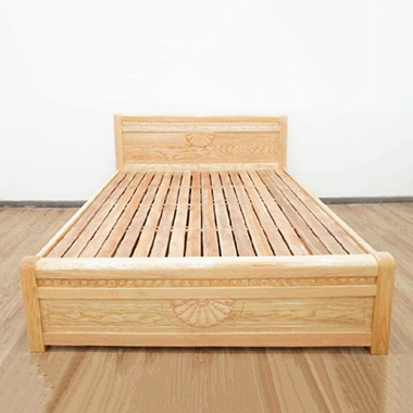 Giường gỗ sồi 1m4