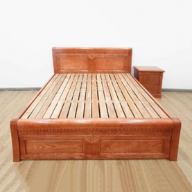 Giường gỗ sồi Nga 1m8