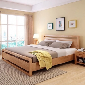 Giường gỗ sồi xuất khẩu