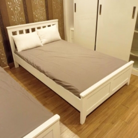 Giường gỗ thông 1m2