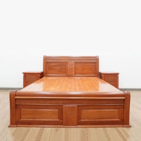 Giường gỗ xoan đào 1m6