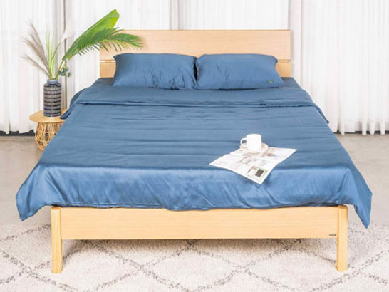 Giường gỗ sồi Mỹ