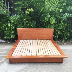 Giường hộp gỗ xoan đào