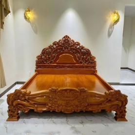 Giường gỗ hương vân
