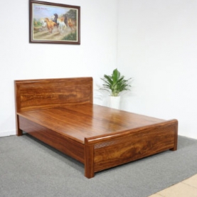 Giường gỗ hương xám