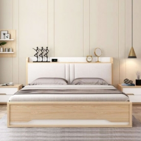 Giường gỗ công nghiệp thông minh