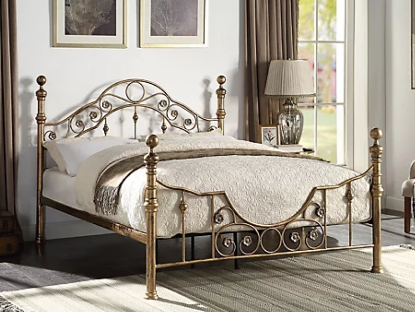 Mẫu giường sắt cổ điển đẹp và sang trọng
